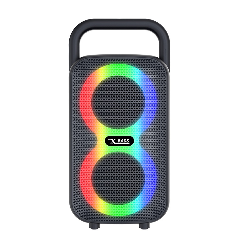 MZS-3212 Dual 3 inch Party Bluetooth Speaker (Mic, RGB, TWS)