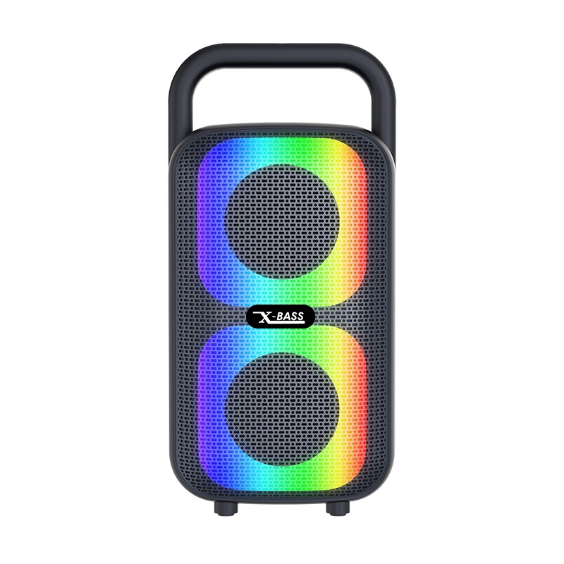 MZS-3215 Triple 3″ Portable Bluetooth Speaker (Mic, RGB, TWS)