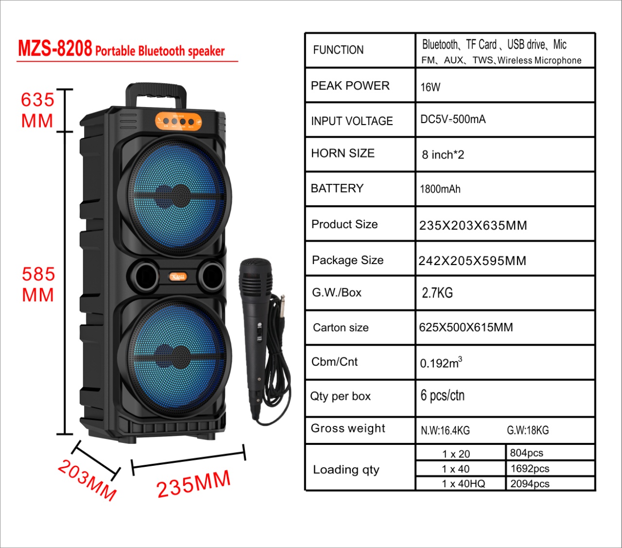 MZS-8208T-4